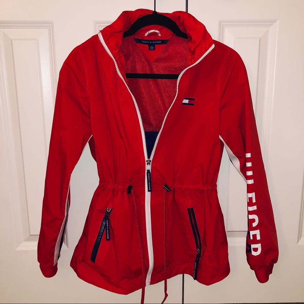 TOMMY NWOT Bright Red Jacket